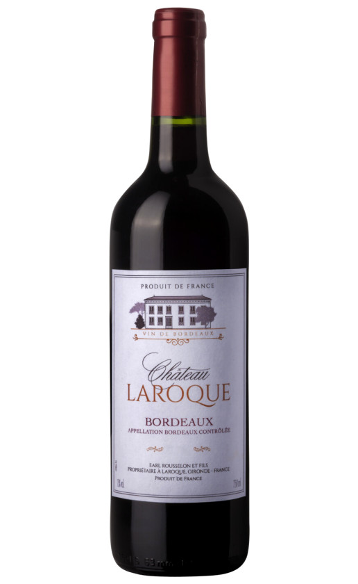 Вино Chateau Laroque Bordeaux 2016