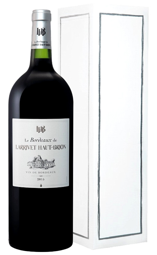 Wine Chateau Larrivet Haut Brion Pessac Leognan 2015 Gift Box