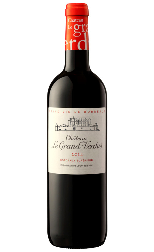 Wine Chateau Le Grand Verdus Bordeaux Superieur 2014