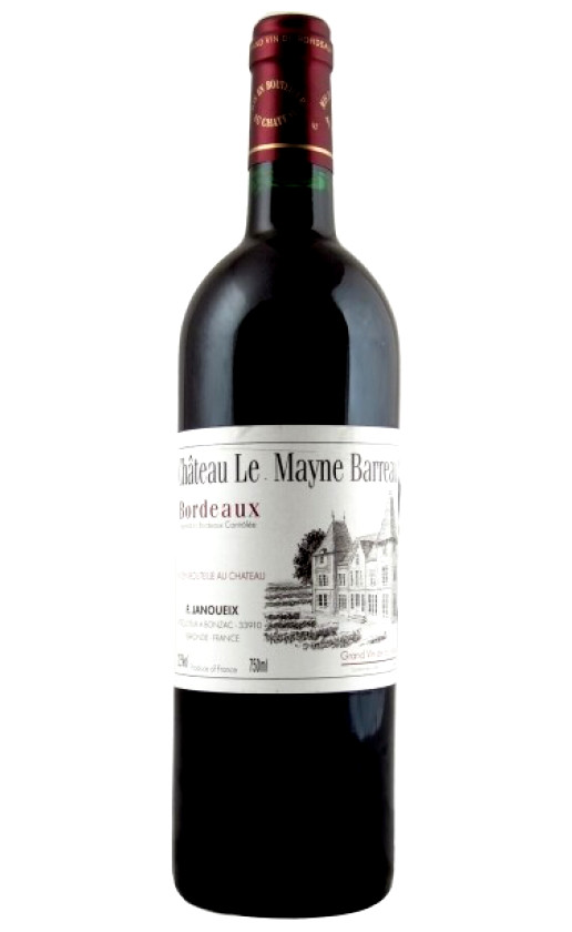 Wine Chateau Le Mayne Barreau Bordeaux 2008
