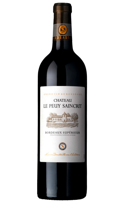 Вино Chateau Le Peuy Saincrit Bordeaux Superieur