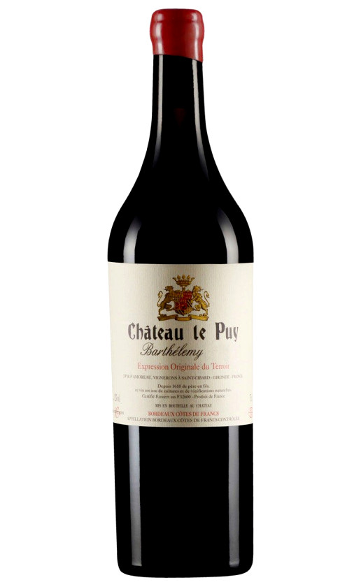 Wine Chateau Le Puy Barthelemy 2003