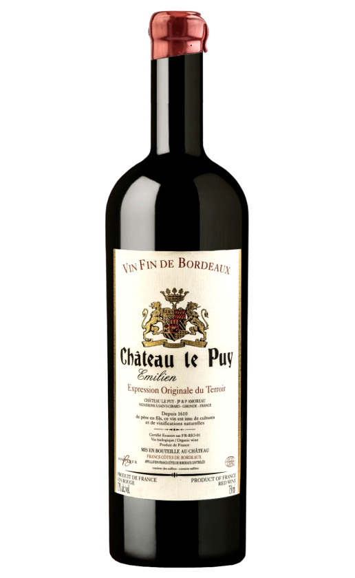 Вино Chateau Le Puy Emilien 2016