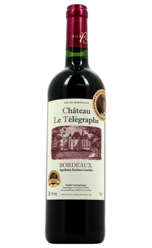 Wine Chateau Le Telegraphe Bordeaux