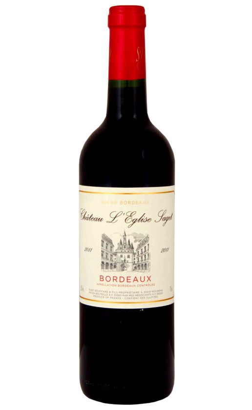 Wine Chateau Leglise Saget Bordeaux 2011