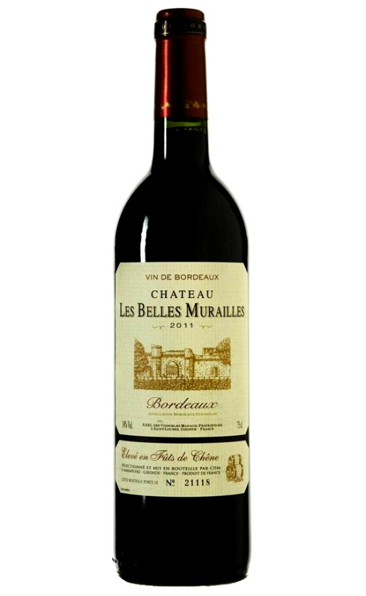 Wine Chateau Les Belles Murailles Bordeaux 2011