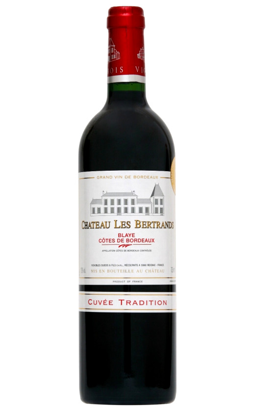 Вино Chateau Les Bertrands Rouge Cuvee Tradition 2017