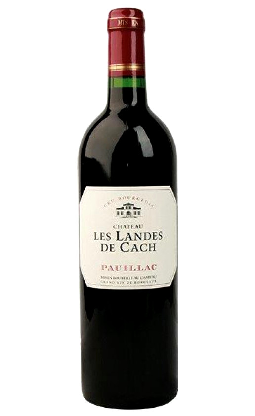 Вино Chateau Les Landes de Cach Pauillac 2010