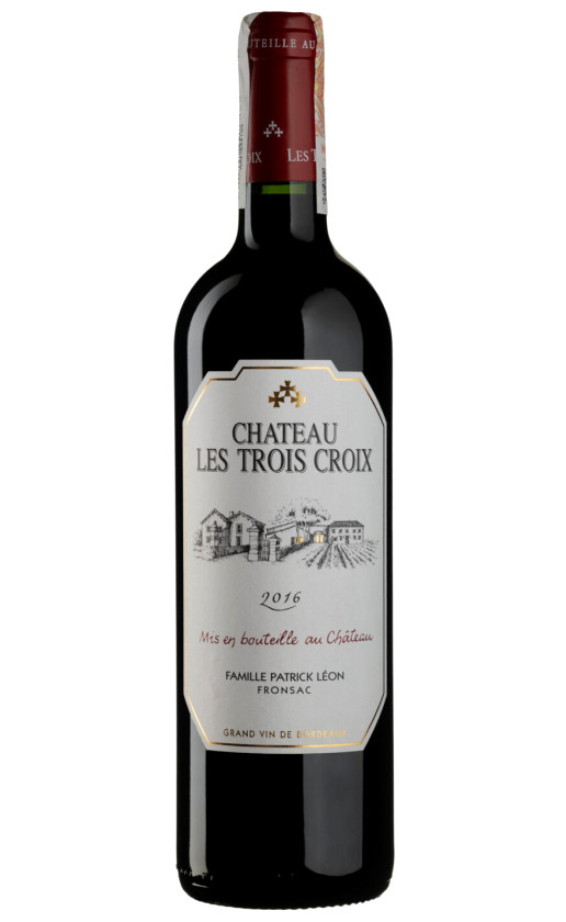Вино Chateau Les Trois Croix Fronsac 2016