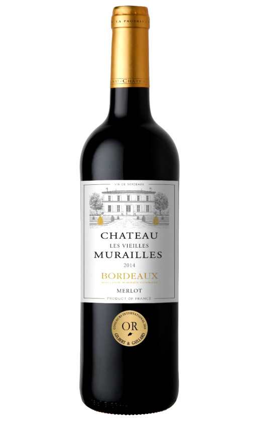 Wine Chateau Les Vieilles Murailles Bordeaux 2014