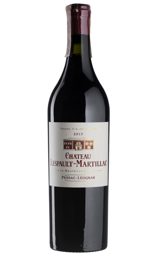 Wine Chateau Lespault Martillac Rouge Pessac Leognan 2015