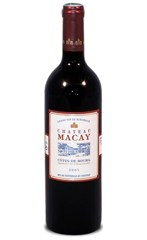 Wine Chateau Macay Cotes De Bourg 2005