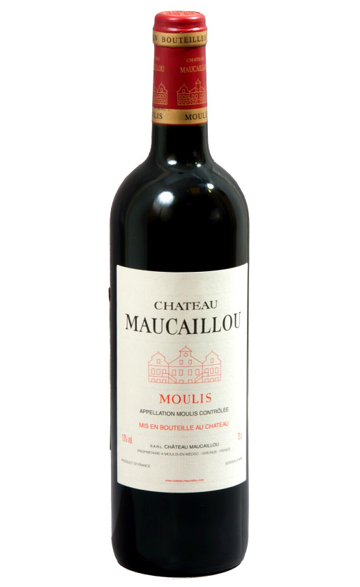 Wine Chateau Maucaillou Moulis Cru Bourgeois 2008