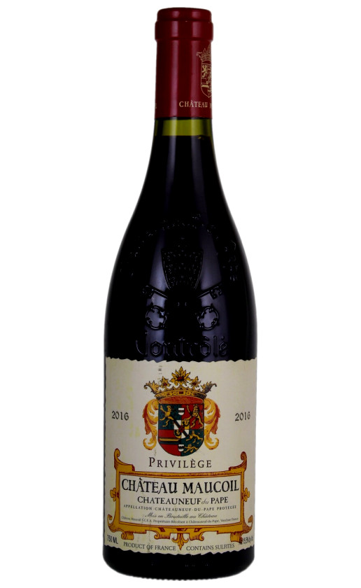 Вино Chateau Maucoil Chateauneuf-du-Pape Privilege 2016