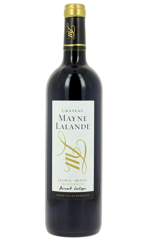 Wine Chateau Mayne Lalande Listrac Medoc