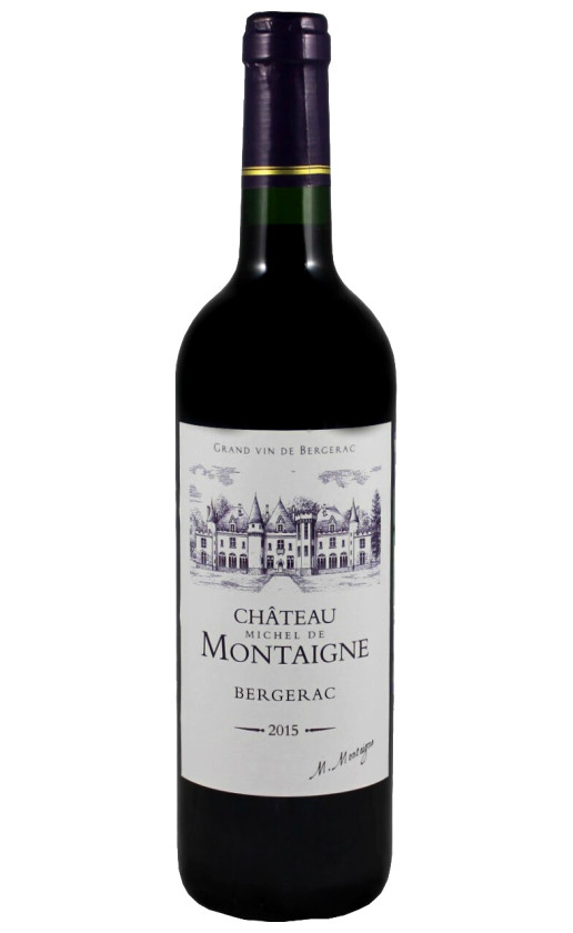 Wine Chateau Michel De Montaigne Bergerac 2015