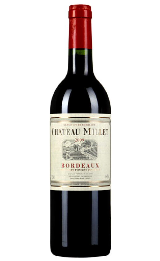 Вино Chateau Millet Bordeaux 2009