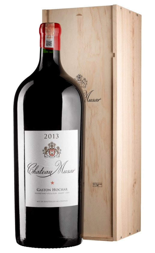 Вино Chateau Musar Red 2013 wooden box