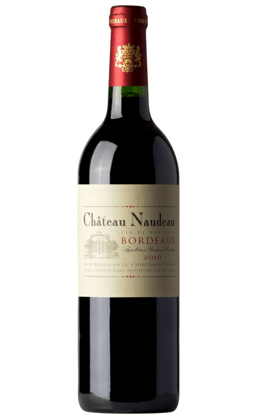 Wine Chateau Naudeau Bordeaux 2010