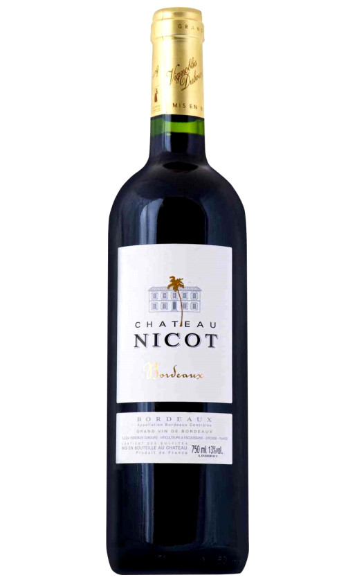 Вино Chateau Nicot Bordeaux 2010