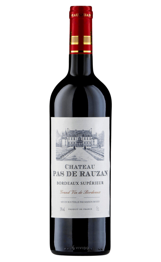 Вино Chateau Pas de Rauzan Bordeaux Superieur