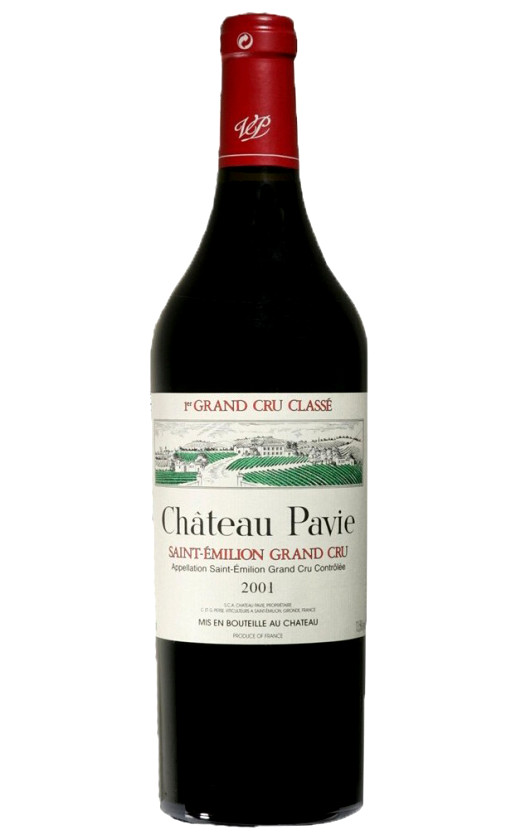 Вино Chateau Pavie Saint Emilion 1-er Grand Cru Classe 2001