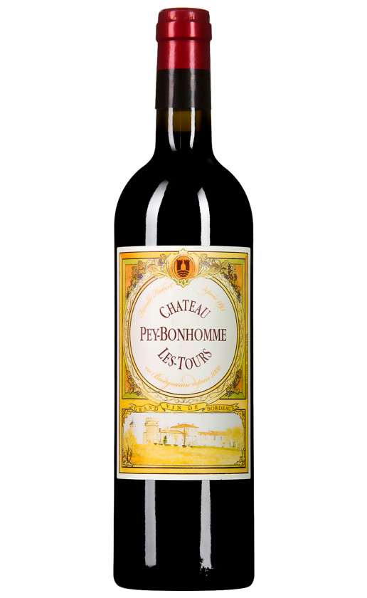 Вино Chateau Peybonhomme Les Tours Blaye Cotes de Bordeaux 2017