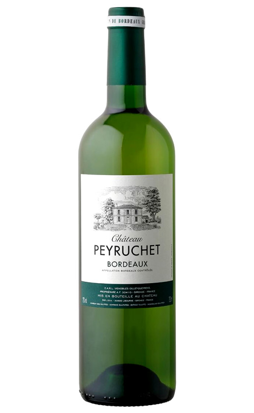 Вино Chateau Peyruchet Bordeaux Blanc 2018