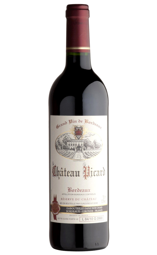 Wine Chateau Picard Bordeaux 2019