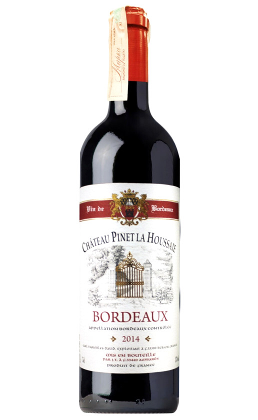 Wine Chateau Pinet La Houssaie Bordeaux 2014