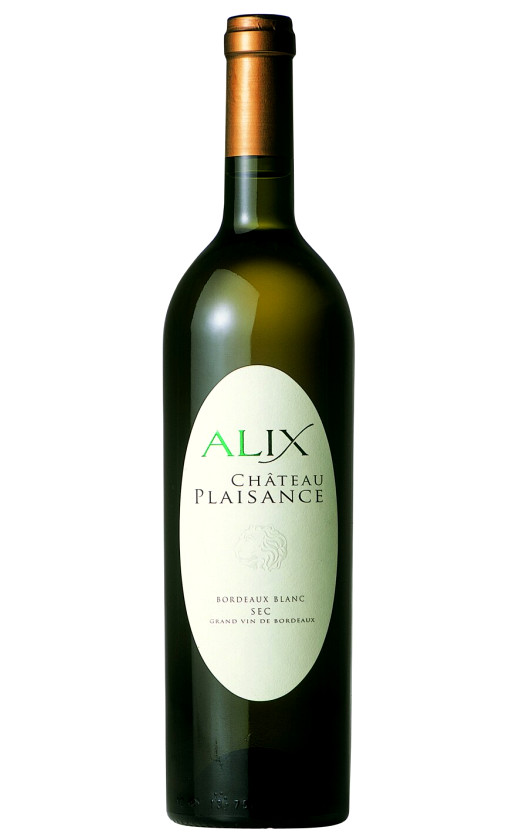 Wine Chateau Plaisance Cuvee Alix Blanc 2012