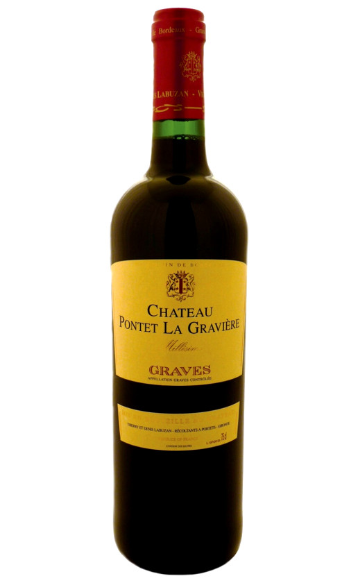 Wine Chateau Pontet La Graviere Graves Aoc