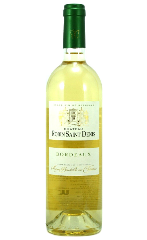Wine Chateau Robin Saint Denis Blanc Bordeaux