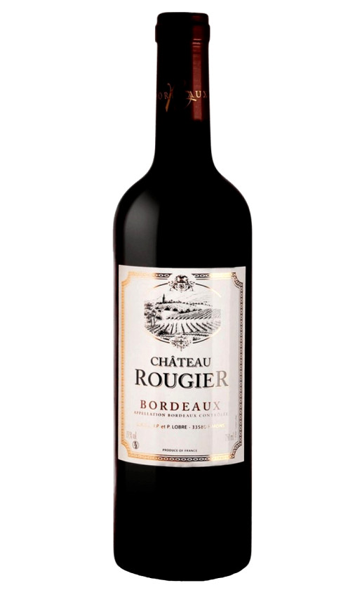 Вино Chateau Rougier Rouge Bordeaux 2016