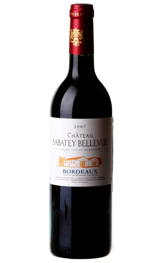 Вино Chateau Sabatey-Bellevue Bordeaux 2007