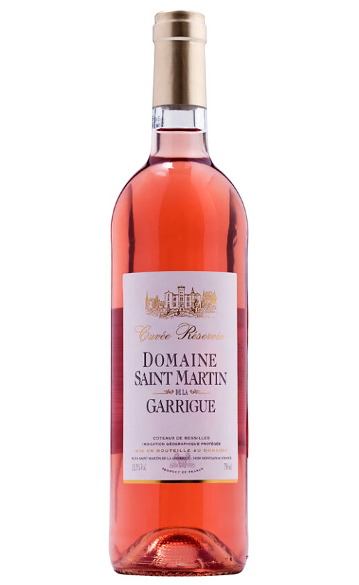 Chateau Saint Martin De La Garrigue Cuvee Reservee Rose