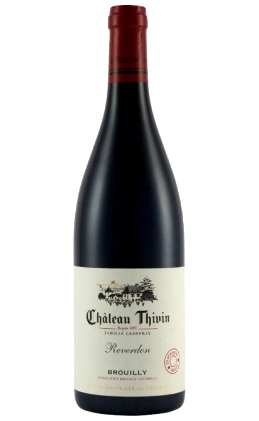 Wine Chateau Thivin Reverdon Brouilly 2019