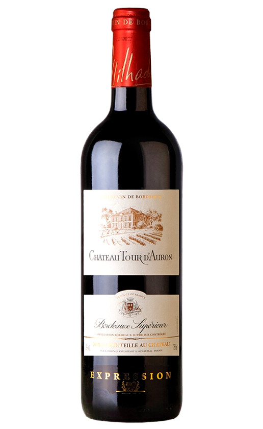 Вино Chateau Tour d'Auron Bordeaux Superieur 2015