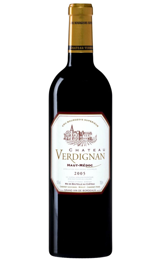 Вино Chateau Verdignan Cru Bourgeois Haut-Medoc 2005