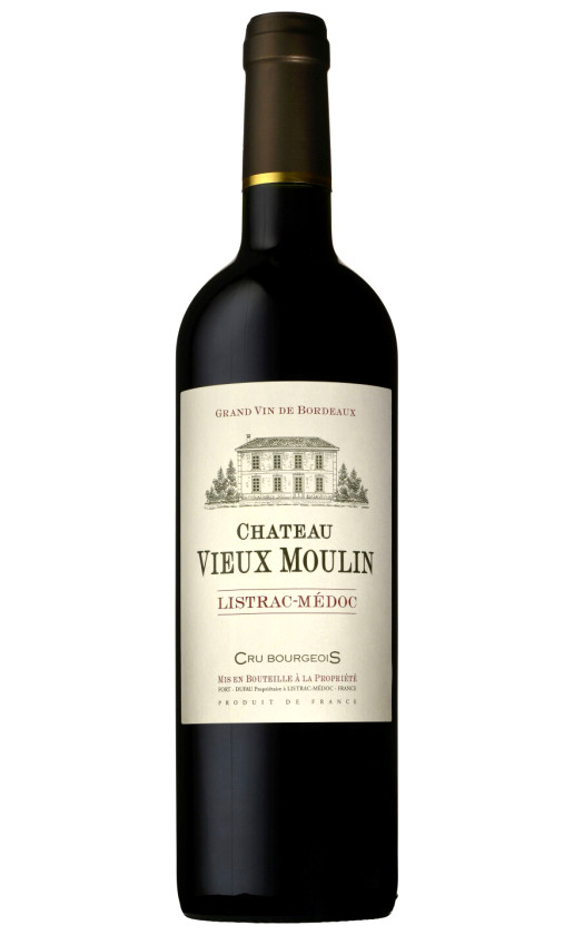Вино Chateau Vieux Moulin Listrac-Medoc 2014