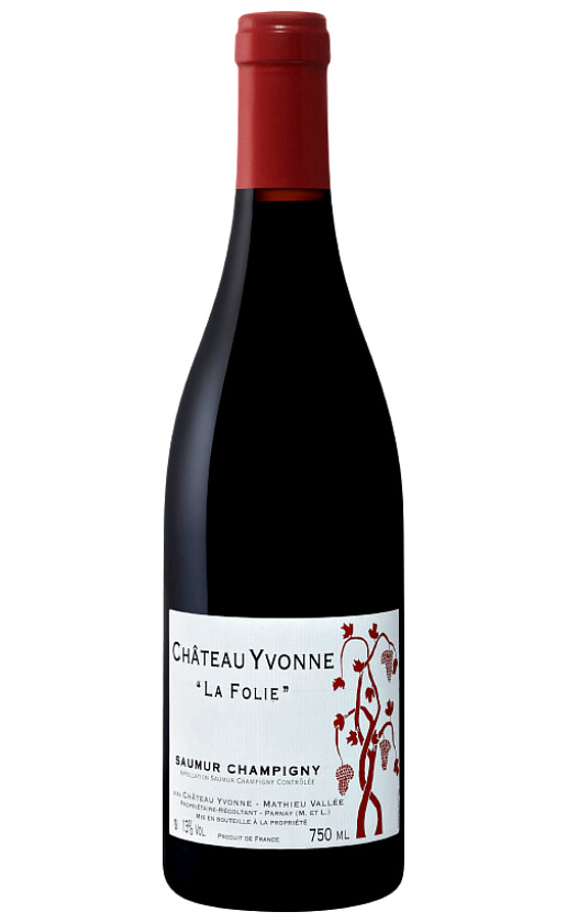 Wine Chateau Yvonne La Folie Saumur Champigny 2020