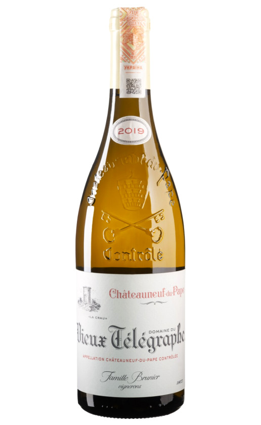 Вино Chateauneuf-du-Pape Vieux Telegraphe White 2019