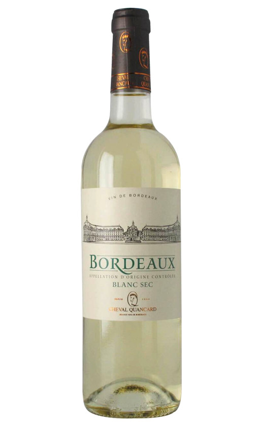 Wine Cheval Quancard Blanc Sec Bordeaux 2018