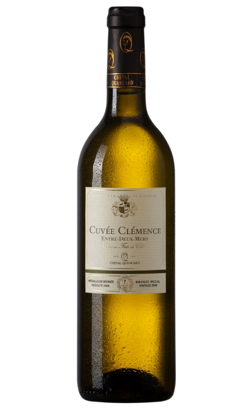 Wine Cheval Quancard Cuvee Clemence Entre Deux Mers 2012