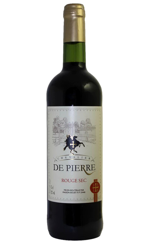 Wine Chevalier De Pierre Rouge Sec