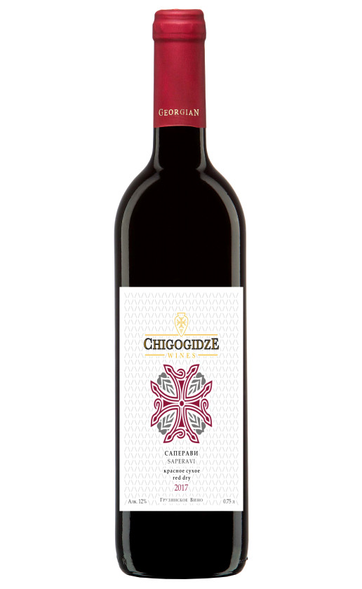 Вино Chigogidze Wines Saperavi 2017