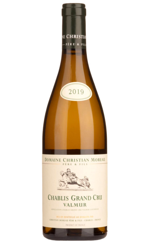 Вино Christian Moreau Chablis Grand Cru Valmur 2019