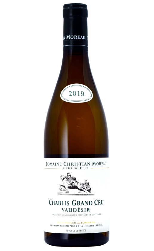 Wine Christian Moreau Chablis Grand Cru Vaudesir 2019