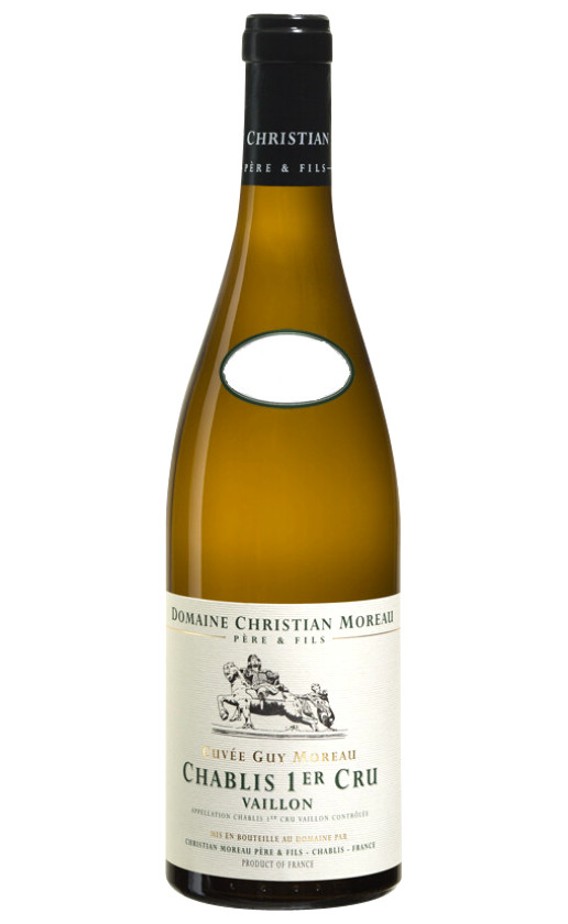 Wine Christian Moreau Pere Et Fils Chablis 1 Er Cru Vaillon 2019