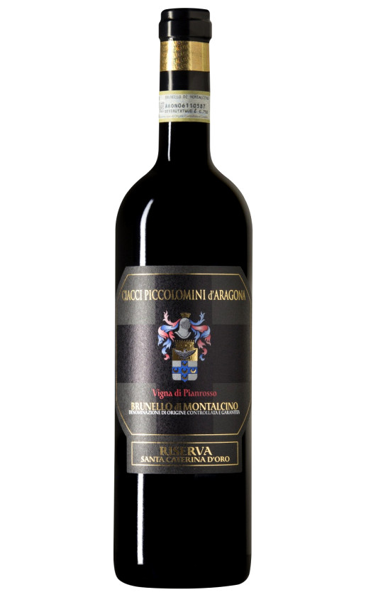 Вино Ciacci Piccolomini d'Aragona Vigna di Pianrosso Santa Caterina d'Oro Brunello di Montalcino Riserva 2012